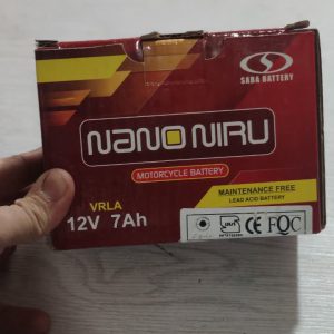 باطری موتورسیکلت صبا باتری مدل 7 آمپر 12 ولت